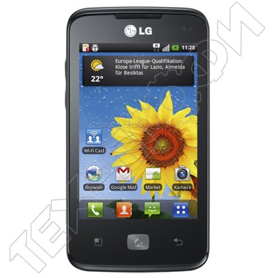 ������ LG Optimus Hub E510